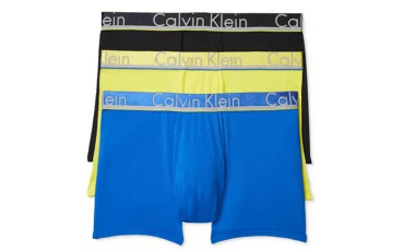 Calvin Klein Men's Comfort Microfiber Trunk 3 Pack